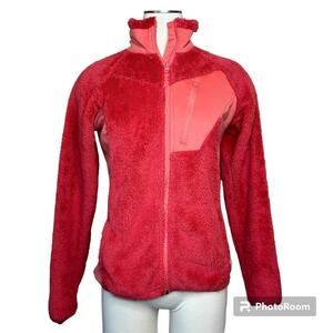 Columbia Peach Deep Pile Fleece Zip Size S